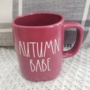 Rae Dunn "Autumn Babe" Maroon Mug Collection